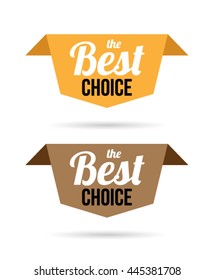 tag stickers banners. best choice.  template simple design. vector illustration