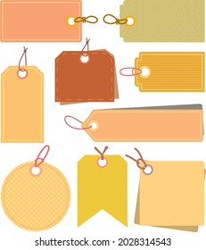 Tag sticky note set stationery title
