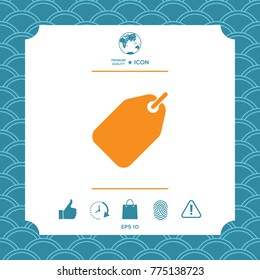 Tag symbol icon