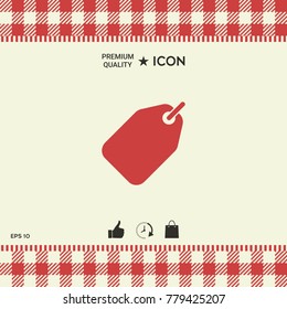 Tag symbol icon