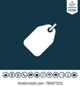 Tag symbol icon