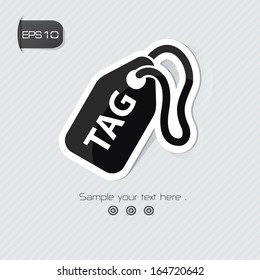 Tag symbol,vector