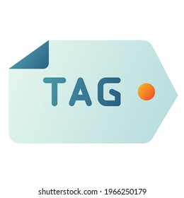 tag tagging seo keyword single isolated icon with smooth style