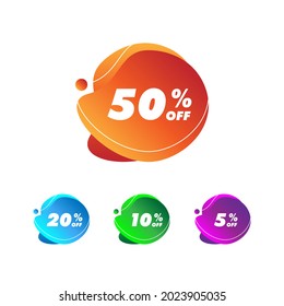 Tag template discount for store sales.