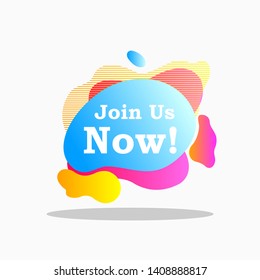 tag text in abstract fluid background, set landing, web page, label sticker with colorfull gradient
