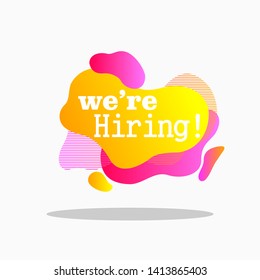 tag text in abstract fluid background, set landing, web page, label sticker with colorfull gradient