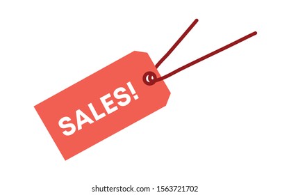 Tag. Vector badge and label. Vector label for design banners and flyers.
