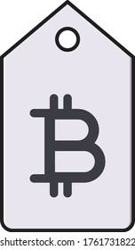 tag vector flat color icon 