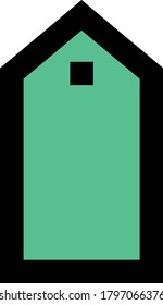 icono de color plano vectorial de etiqueta 