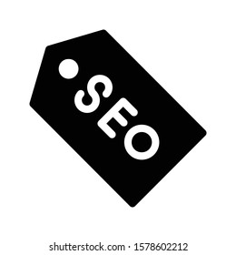 tag vector glyph flat icon 