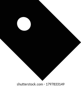 icono plano de glifo vector de etiqueta 