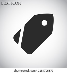 tag vector icon 10 eps