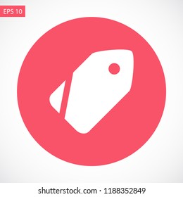 tag vector icon 10 eps