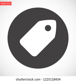 tag vector icon 10 eps