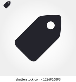 tag vector icon 10 eps