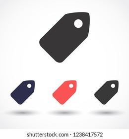tag vector icon 10 eps