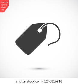 tag vector icon 10 eps