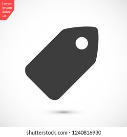 tag vector icon 10 eps