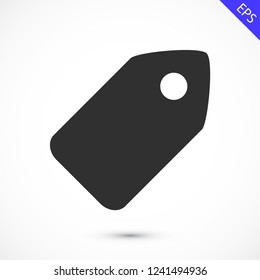 tag vector icon 10 eps