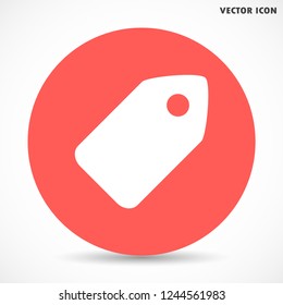 tag vector icon 10 eps
