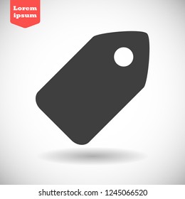 tag vector icon 10 eps