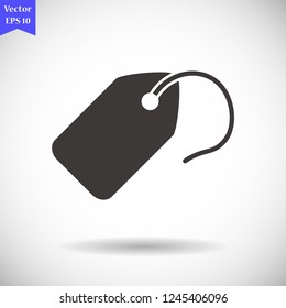 tag vector icon 10 eps