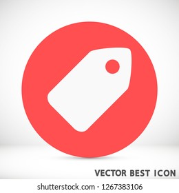 tag vector icon 10 eps