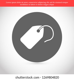 tag vector icon 10 eps