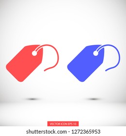 tag vector icon 10 eps