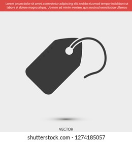 tag vector icon 10 eps