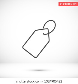 tag vector icon 10 eps
