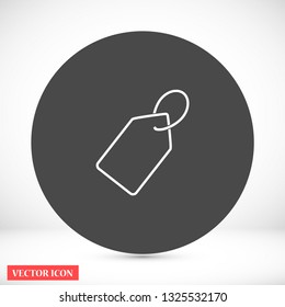 tag vector icon 10 eps
