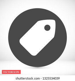 tag vector icon 10 eps