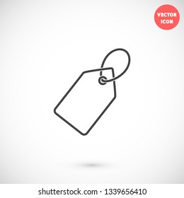 tag vector icon 10 eps