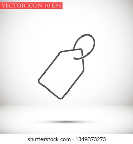 tag vector icon 10 eps