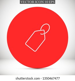 tag vector icon 10 eps