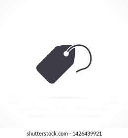 tag vector icon 10 eps , Lorem ipsum Flat design