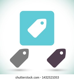 tag vector icon 10 eps , Lorem ipsum Flat design