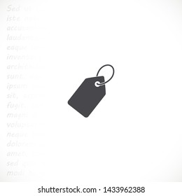 tag vector icon 10 eps , Lorem ipsum Flat design