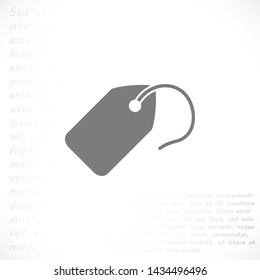 tag vector icon 10 eps , Lorem ipsum Flat design