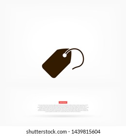 tag vector icon 10 eps , Lorem ipsum Flat design