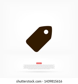 tag vector icon 10 eps , Lorem ipsum Flat design