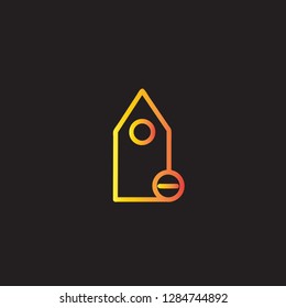 Tag vector icon