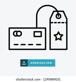 Tag vector icon