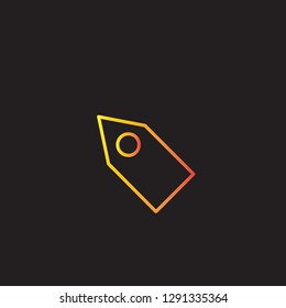 Tag vector icon