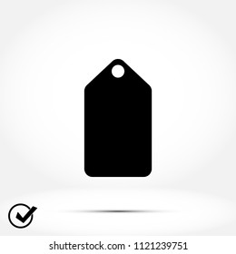 tag vector icon, Vector EPS 10 illustration style