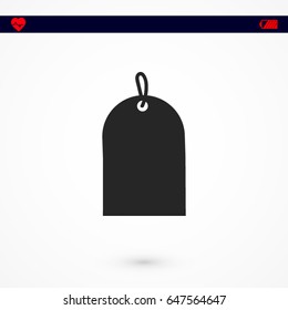 tag vector icon, Vector EPS 10 illustration style