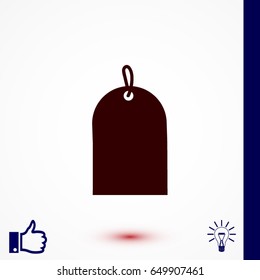 tag vector icon, Vector EPS 10 illustration style