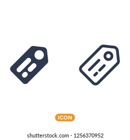 Tag Vector Icon. Flat symbol of meta data