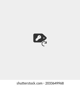 Tag vector icon illustration sign